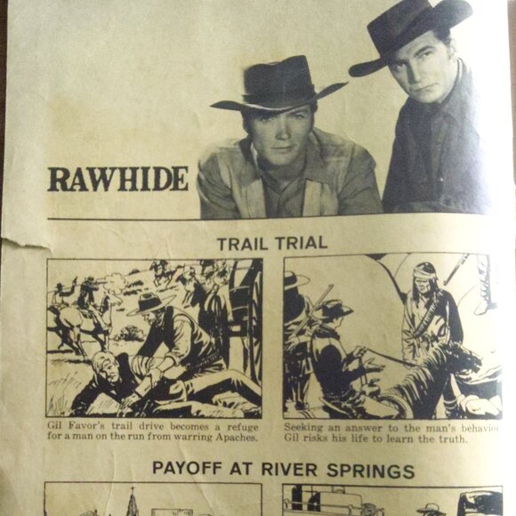 Rare Vintage "Rawhide" Comic Published in June of 1962 - Picture 5 of 6